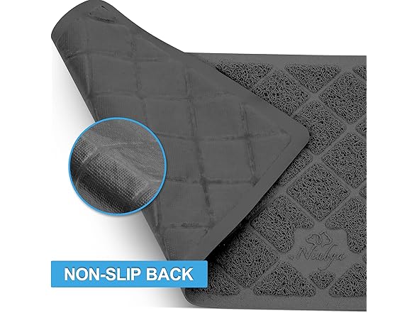 Niubya Premium Cat Litter Mat, Litter Box Mat