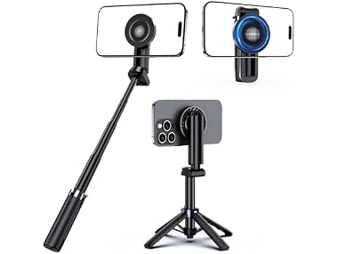 $8.99, Was $24.99, 64% Off! UBeesize Magnetic Mini Selfie Stick Tripod Remote dealfomo