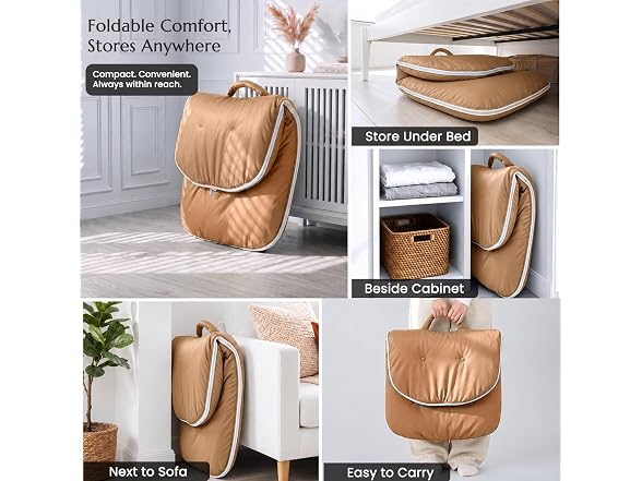 ZonLi Adjustable Floor Chair with Back