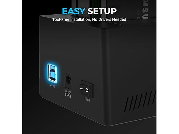 USB 3.0 to SATA Dual Bay Docking Station