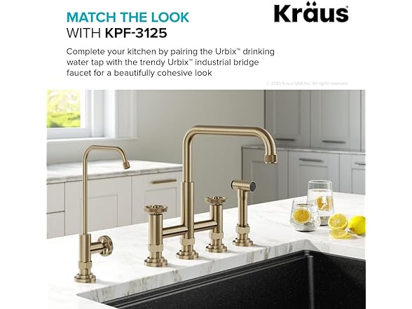 KRAUS Urbix 100% Lead-Free Kitchen Water