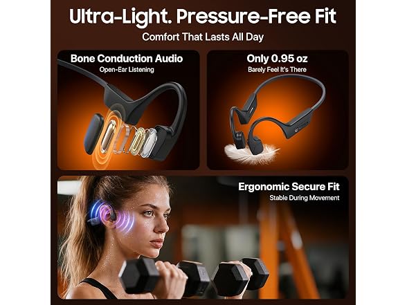 SCPTEA Bone Conduction Headphones