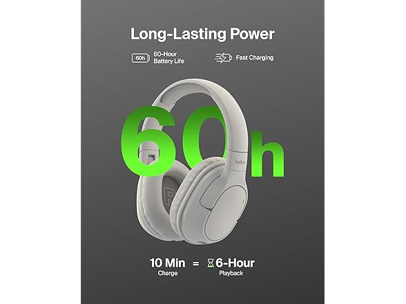 Belkin SoundForm Surround Bluetooth Over-Ear Headphones