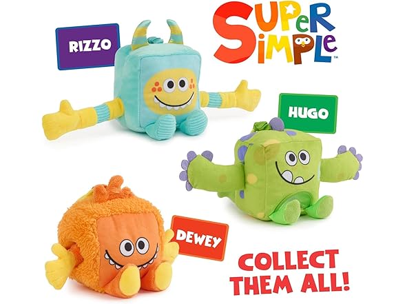 WowWee Sensory Plush Monsters Hugo