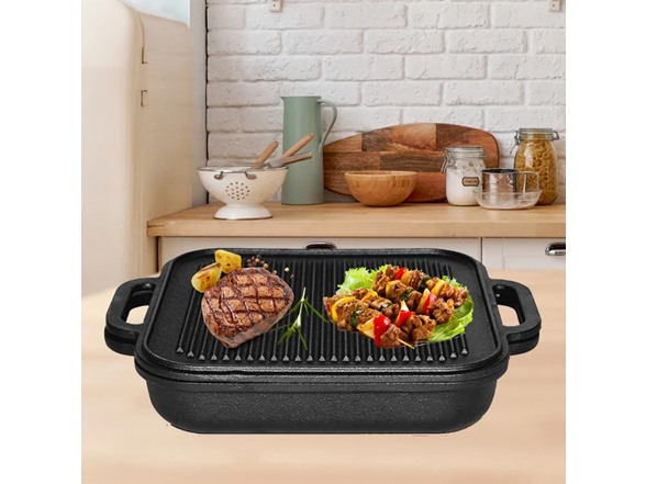 Jim Beam Cast Iron Skillet Griddle Set