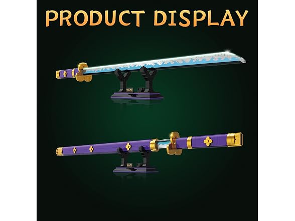 Tec Creations DK1502 YamatoAnime Sword Building Set, Pur (Open Box) - Gallery 3