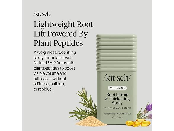 Kitsch Root Hair Texture Spray – Lightweight Hair