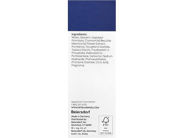 Nivea Men Sensitive Post Shave Balm 3.3 oz