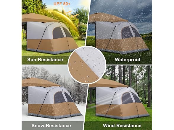 KAMPKEEPER Canopy Side Tent 4-6 Person
