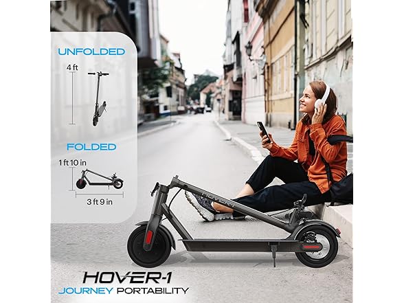 Hover-1 Journey Folding Electric Scooter 15 MPH