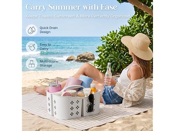 PQH Portable Shower Caddy White - Gallery 8