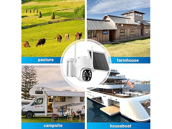 KKB BC1257625010010 4G LTE Cellular Security Camer