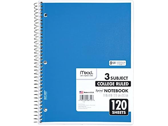 Mead Mead Spiral Notebook
