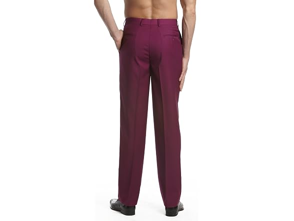 Concitor Men (34) Dress Pants Flat Front Trousers