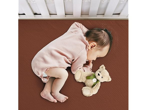 MIGIOL 100% Cotton Crib Sheet, Cotton