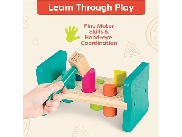 B. toys – Wooden Shape Sorter