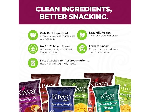 Kiwa Vegetable Chips Mix