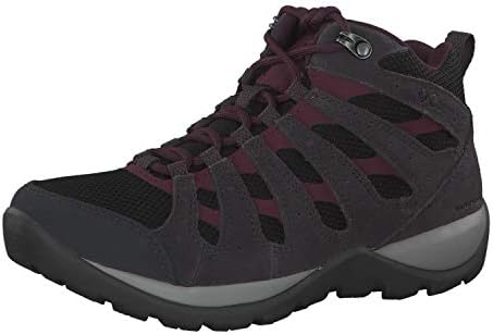 Columbia Redmond V2 Mid Women's Black/Black Cherry Size 9