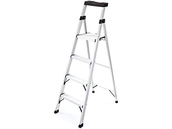 Rubbermaid 5.5 ft. Step Ladder, Aluminum 