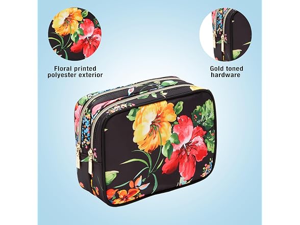 Conair Travel Double Zip Organizer - Toiletry Bag