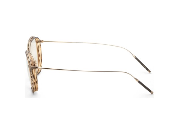 Gold Tuscany Tortoise/Demo Lens Blue Block