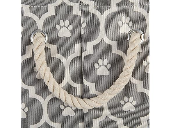 Bone Dry Pet Storage Paw Print Bin