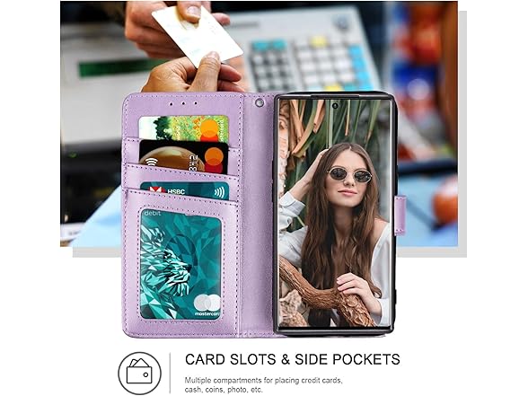 Galaxy Note 9 RFID Wallet Case