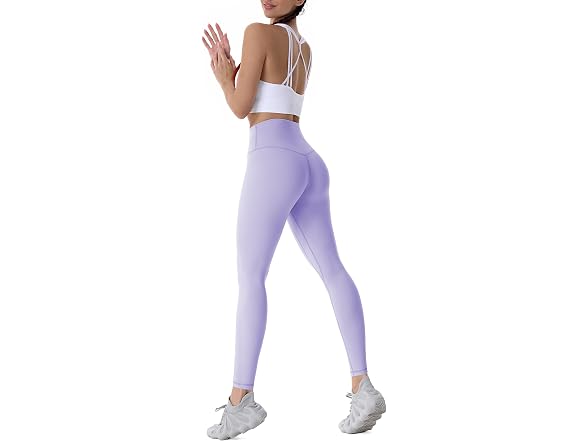 Sunzel Womens Leggings 28in M Lavender