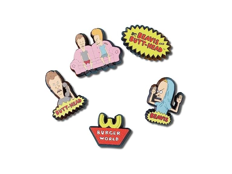 Crocs Jibbitz Beavis and Butthead 5-Pack Shoe Charms - Gallery 2