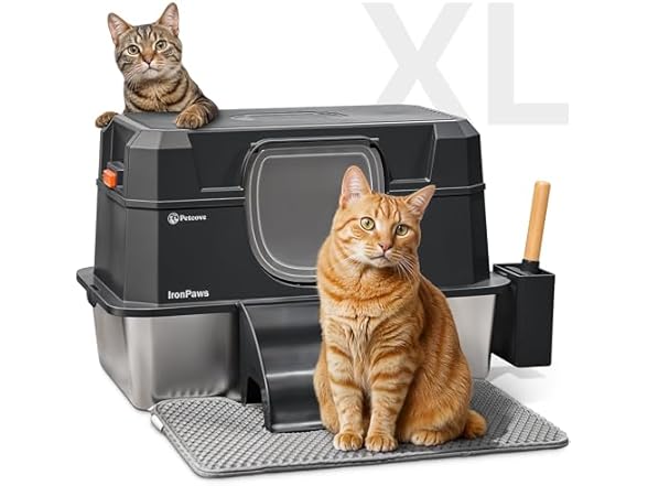 PetCove IronPaws Steel XL Litterbox