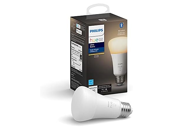 Elk Home Philips Hue White A19 Single Bulb