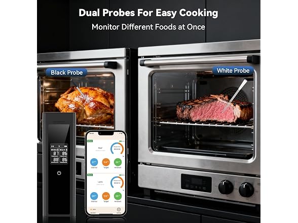 LPUSK B0HFX41BSG Smart Wireless Meat Thermometer