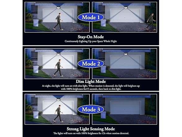 Solar Outdoor Lights, Super Bright Motion Sensor