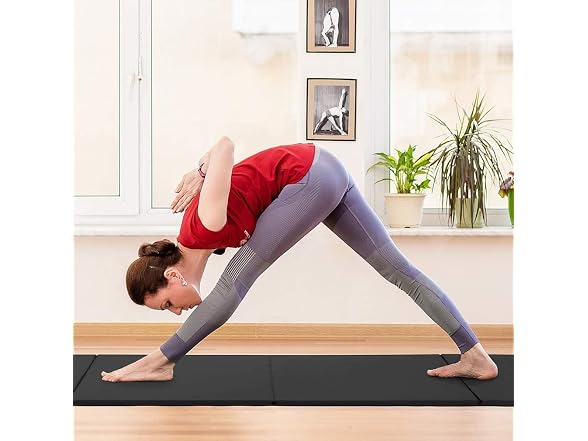 BestMassage Exercise Mat 4'x8'x2 Gymnastics Mat 4