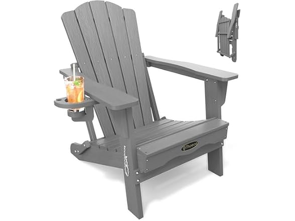 THOEOE Folding Adirondack Fire Chair