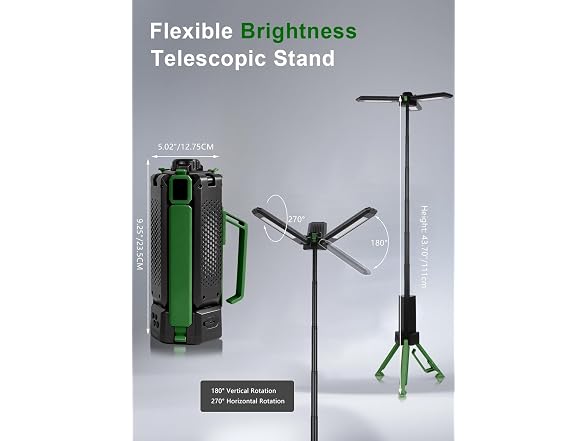 CuLiDing 15000mAh Camping Light Green