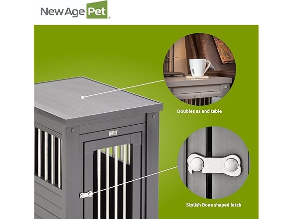 New Age Pet ecoFLEX Pet Crate/End Table