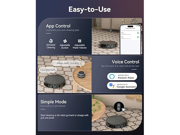 Kokaidia Robot Vacuum and Mop Combo