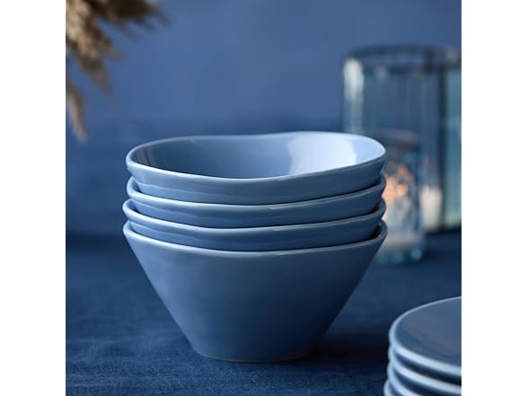 Cloudy Sky Stoneware Ice Cream Bowls Set of 4