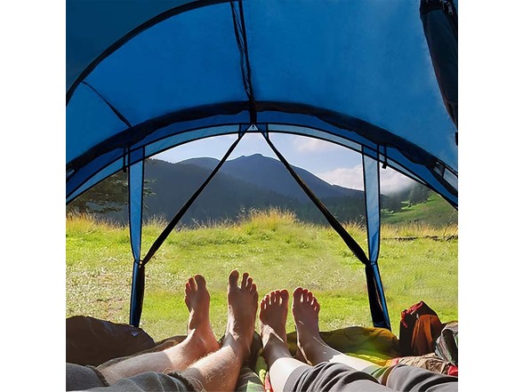 Pacific Pass 6 Person Dome Tent w/ Removable Rain Fly