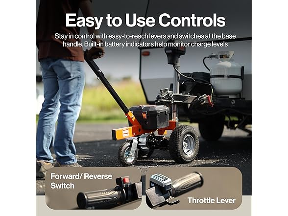 SuperHandy Electric Trailer Dolly – 2800 lbs Max