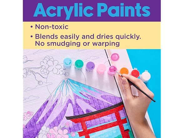 Faber-Castell Paper Scroll Painting Kit, Mount Fuji