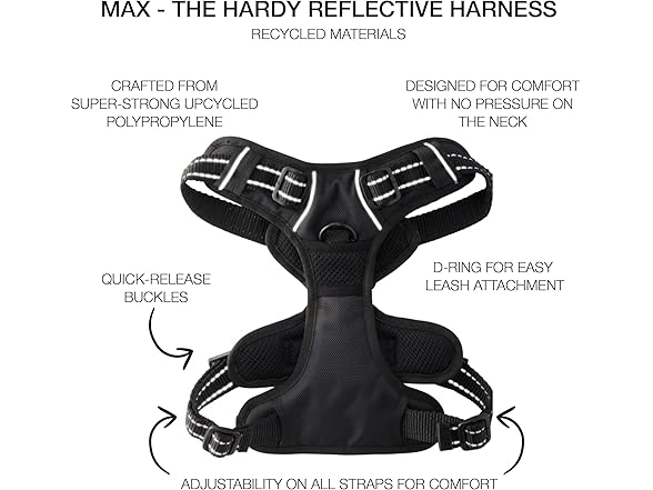 Pet Passion MAX Adjustable Reflective Harness