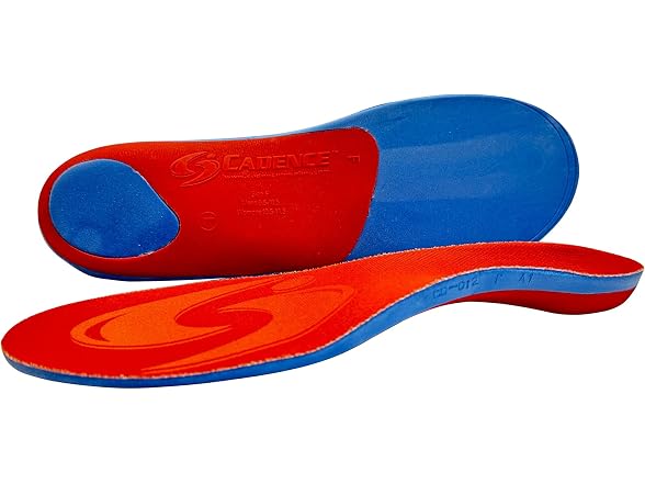 Cadence Orthotic Shoe Insoles Orange