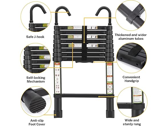 RIKADE Telescoping Ladder