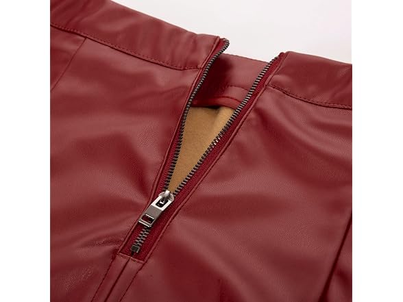 Kate Kasin Women (XL) Leather Skirts Midi Skirts