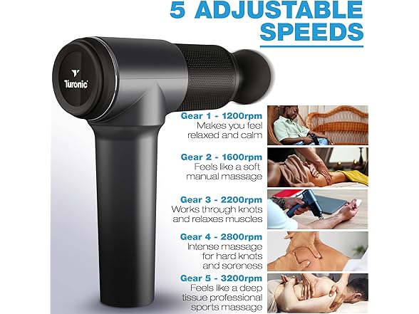 (NEW) Turonic G5 Professional Handheld Massage