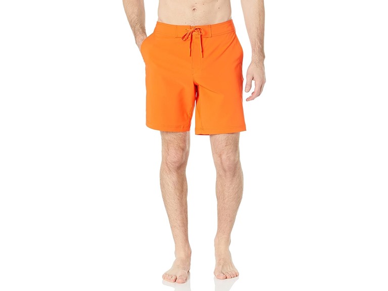 Amazon Essentials Men's Board Shorts, Orange, X-Large