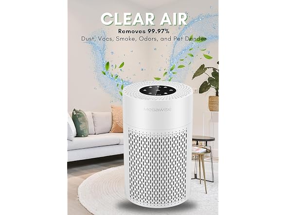 MEGAWISE 2-Pack HEPA Air Purifier