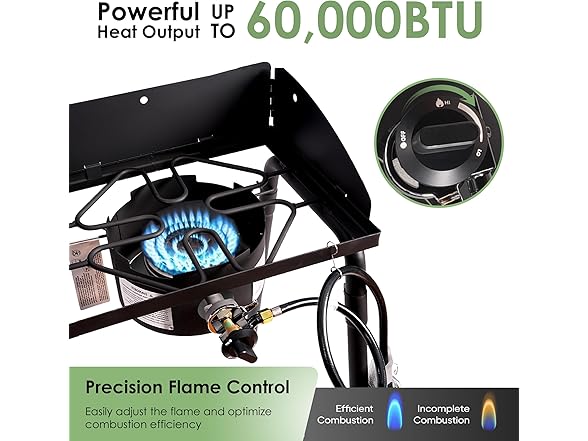 Red Mountain Valley Two Burner Outdoor Portable Gas Stove